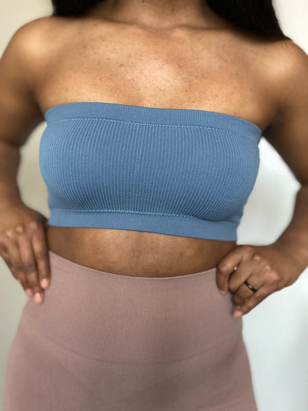 Tube Top- Dusty Blue (pre-order available)