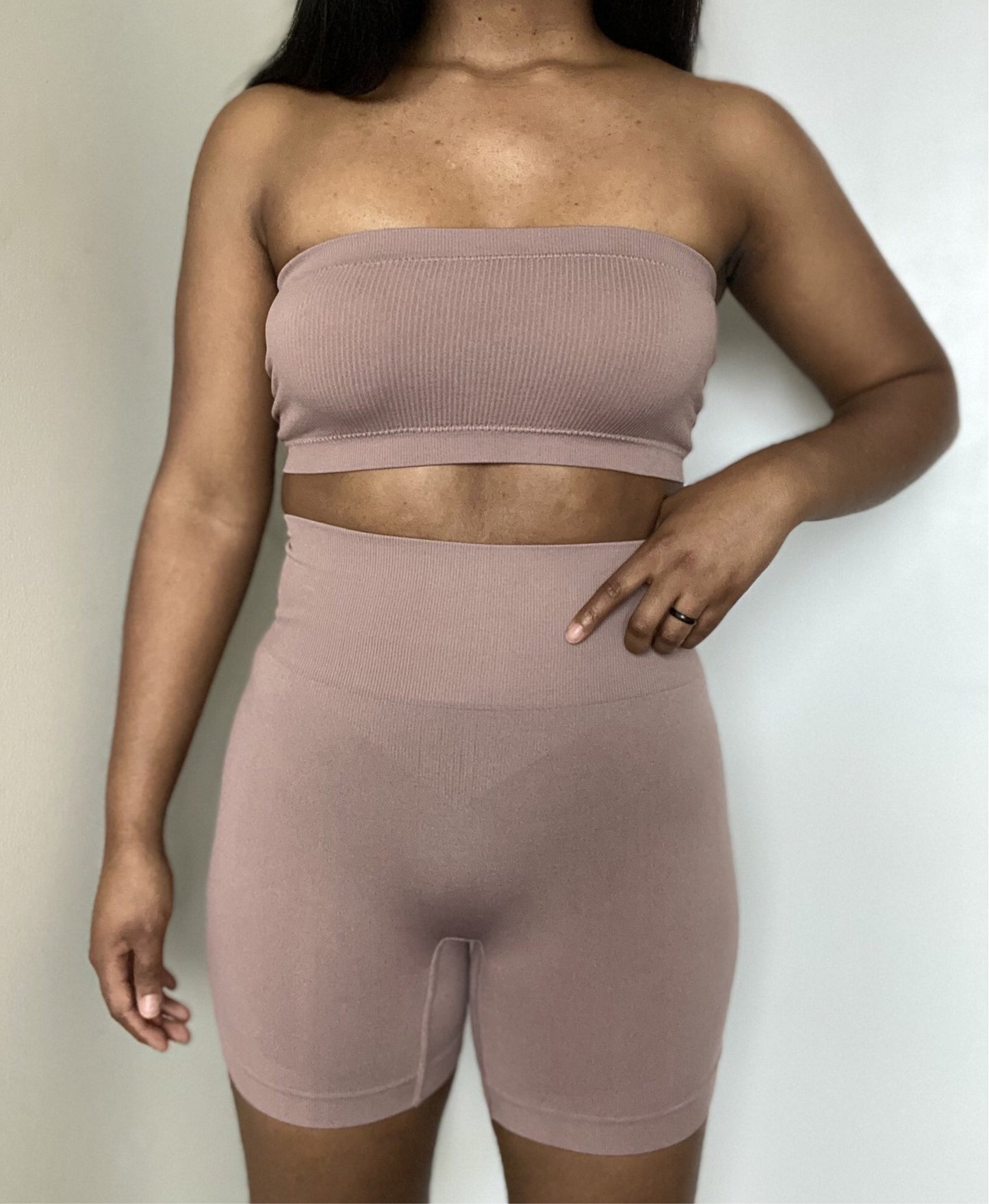 Biker Shorts- Pink Clay (pre-order available)