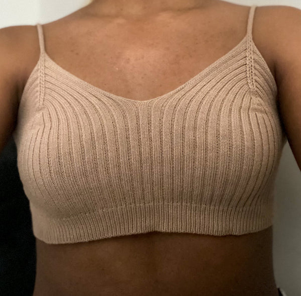 Nell Nude Crop Top