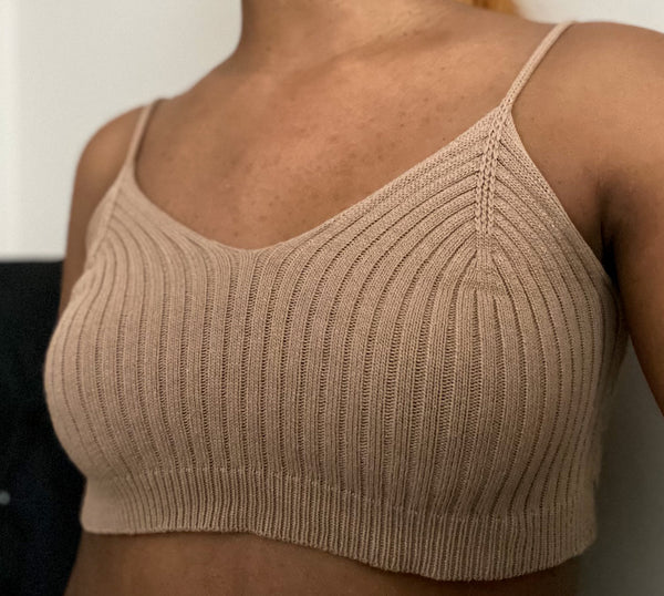 Nell Nude Crop Top