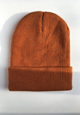 Solid Brown Beanie