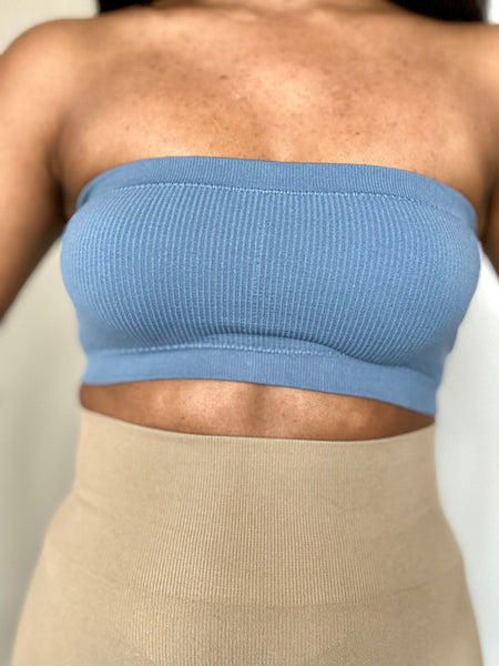 Tube Top- Dusty Blue (pre-order available)