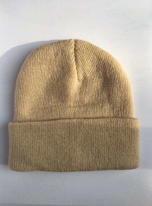 Beige Beanie